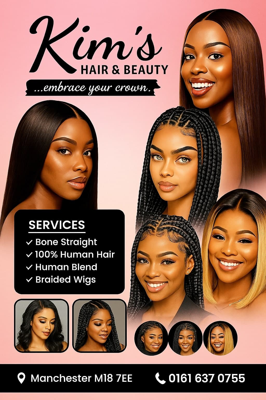 ✨ Embrace Your Crown with Kim’s Hair & Beauty ✨