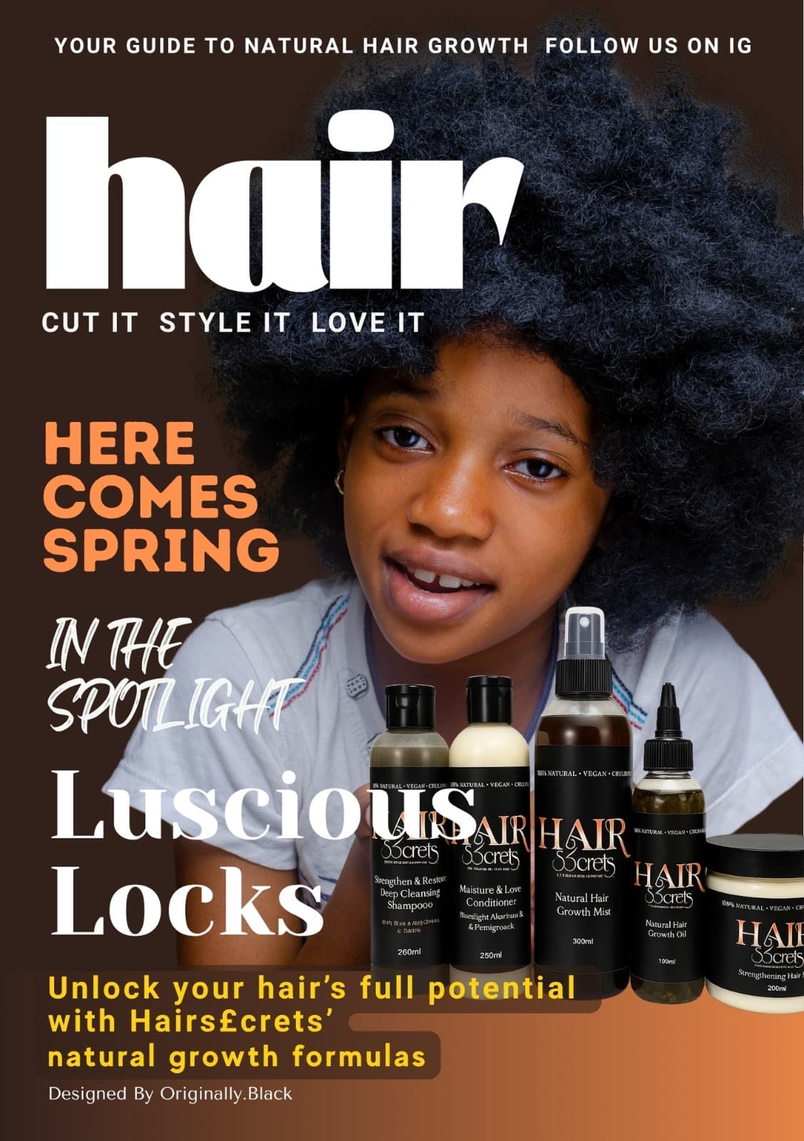 Hairs3crets Natural Hair Growth Products