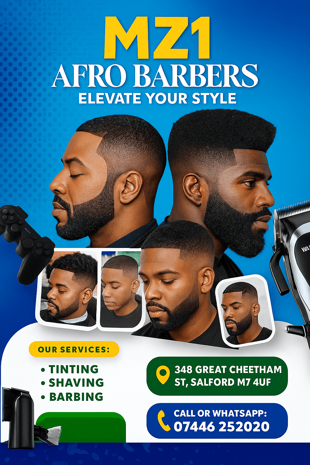 MZ1 Afro Barbers – Precision Grooming