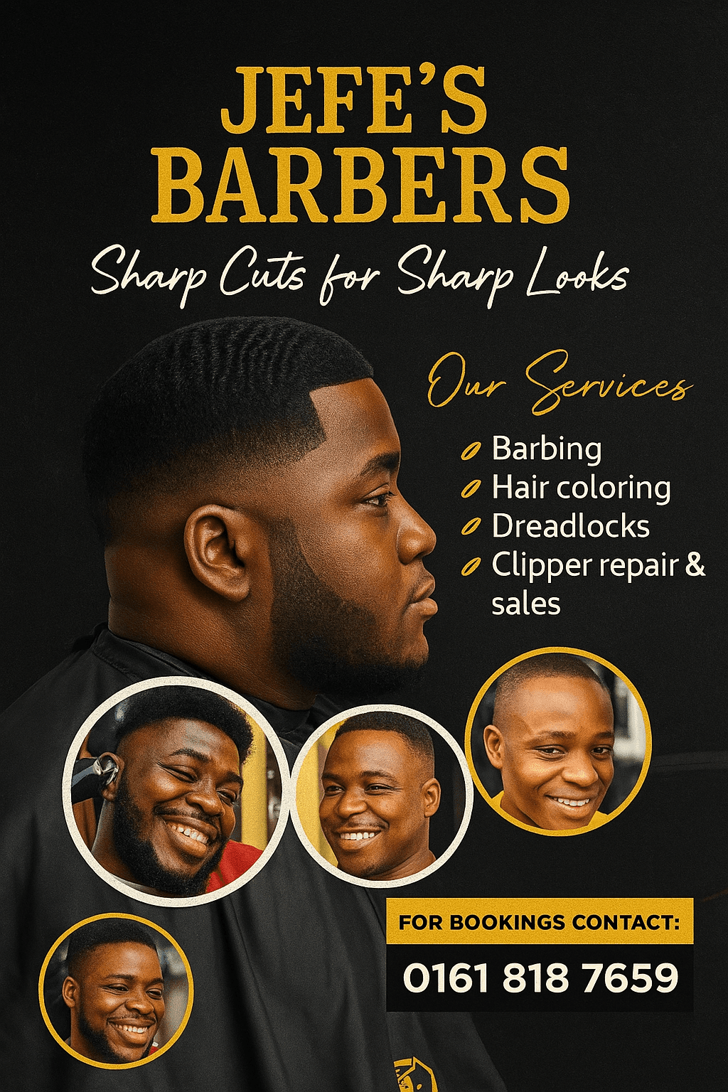 Jefe’s Barbers – Sharp Cuts for Sharp Looks in Manchester