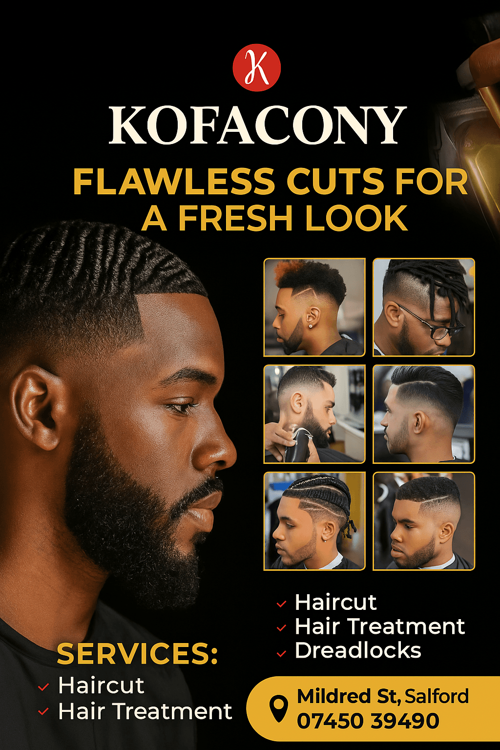 Flawless Cuts for a Fresh Look at Kofacony