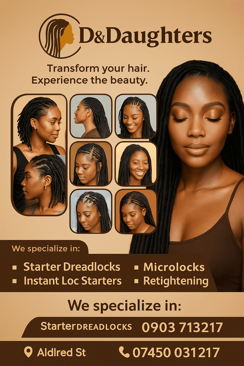 ✨ Crowned in Confidence: The D&Daughters Signature Loc Experience ✨