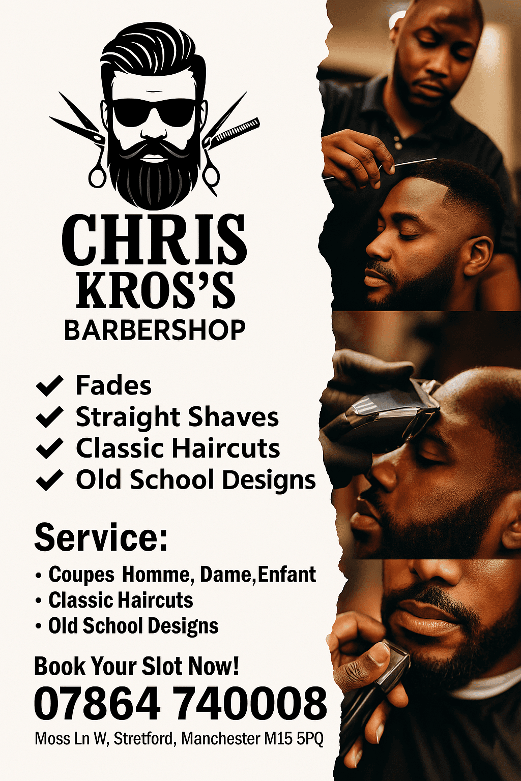 Classic Cuts, Modern Vibes — Chris Kros’s Barbershop
