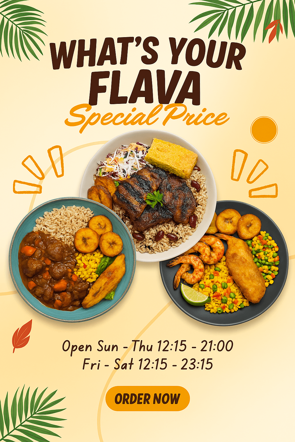 Special Price, Same Big Flava!