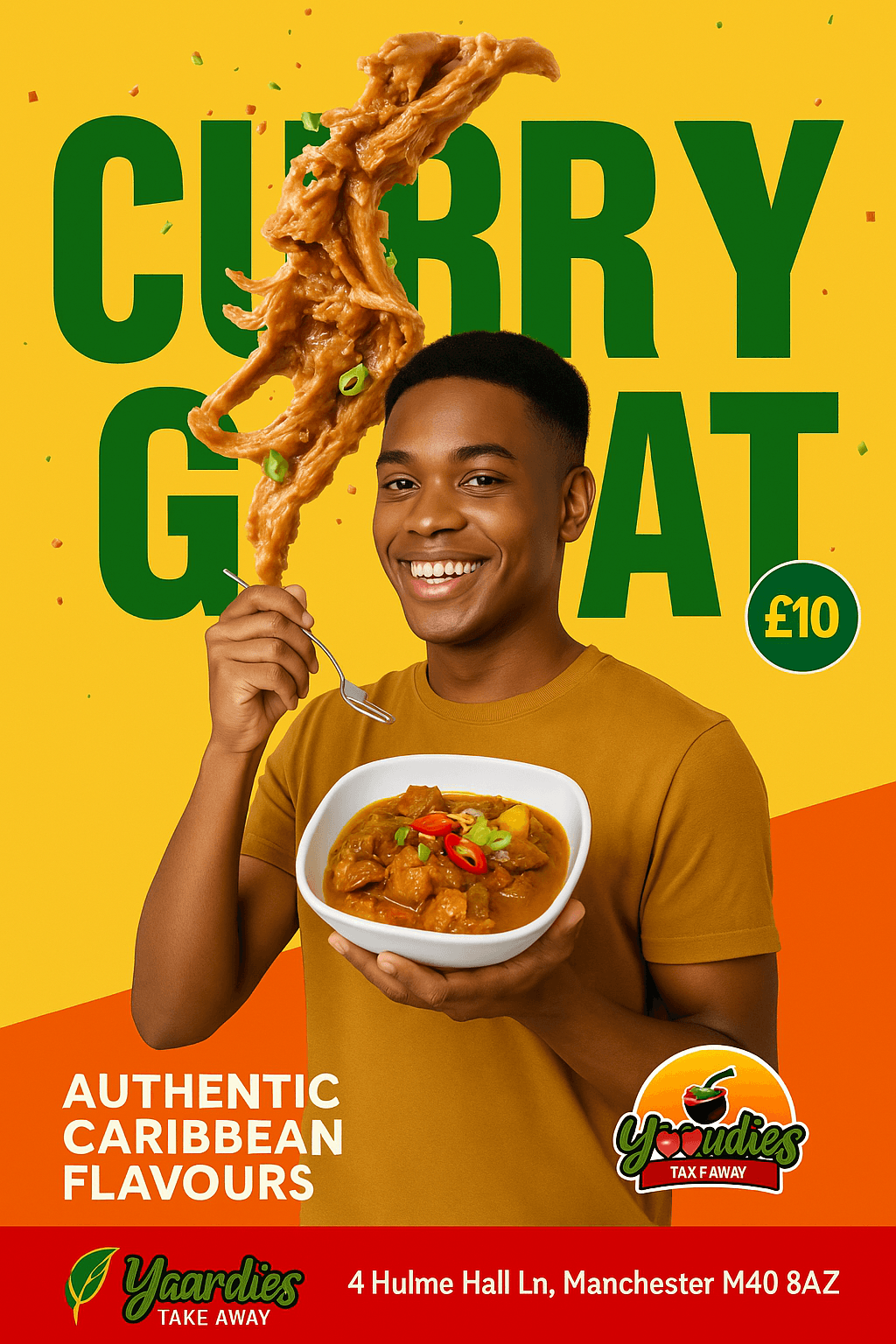 🔥 Curry Goat Cravings? Sorted for Just £10! 🔥